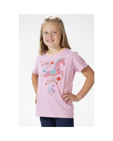 Bluzka dziecięca Flower Pony HKM SS22 Pink